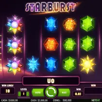 OnlySpins - Machine à Sous Starburst - NetEnt