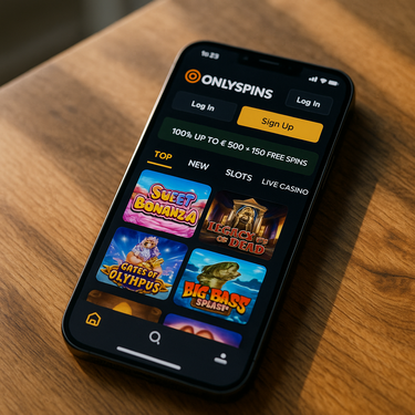 OnlySpins Casino - Mobile Gaming Platform - Belgium
